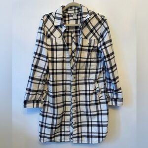 Duluth Trading Co. The Folklore Flannel Duster- Size Small
